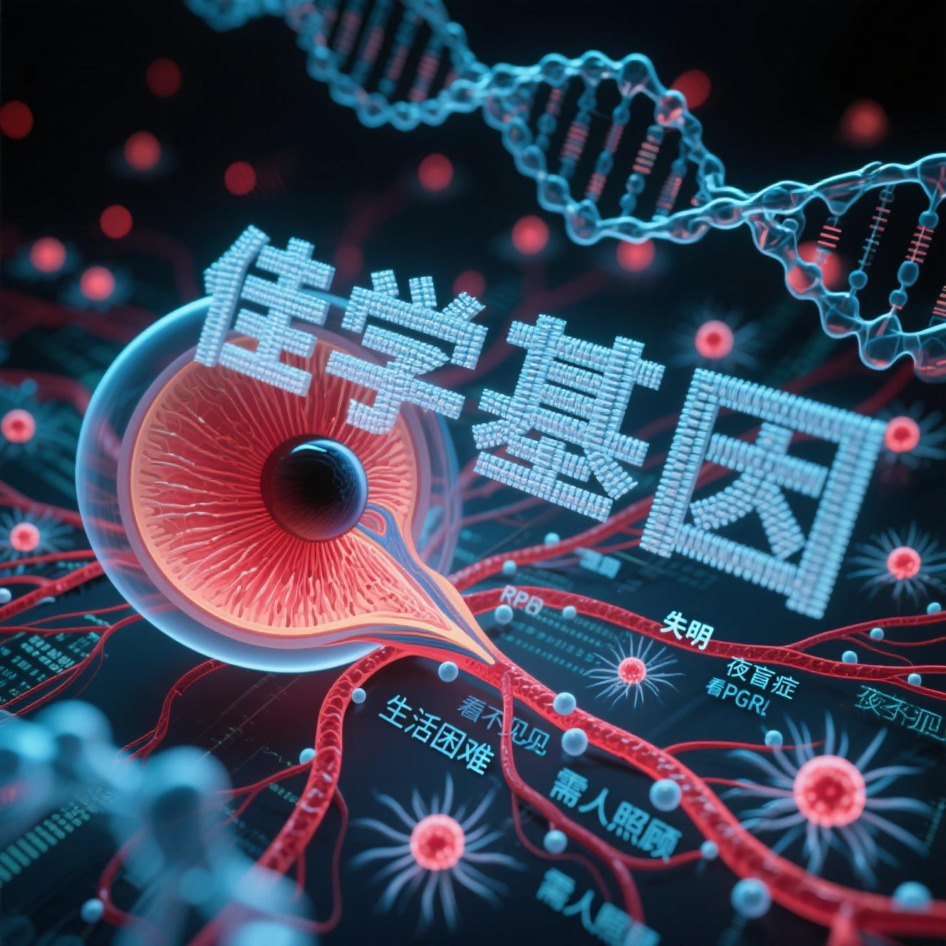 【极悦娱乐极悦基因检测】基因解码：非综合征性<font color='red'><font color='red'>视网膜</font><font color='red'>色素</font><font color='red'>变性</font></font>的基因解剖
